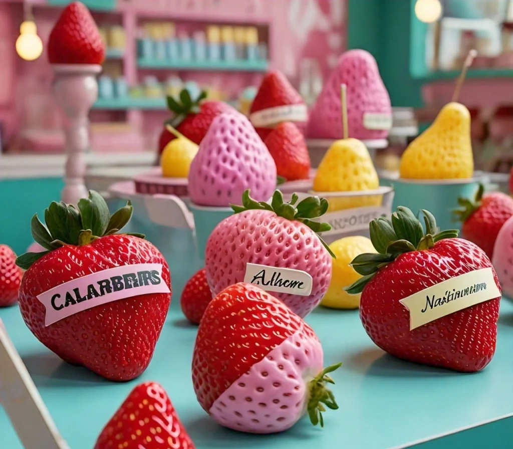 Celebrity Strawberries Funny Names