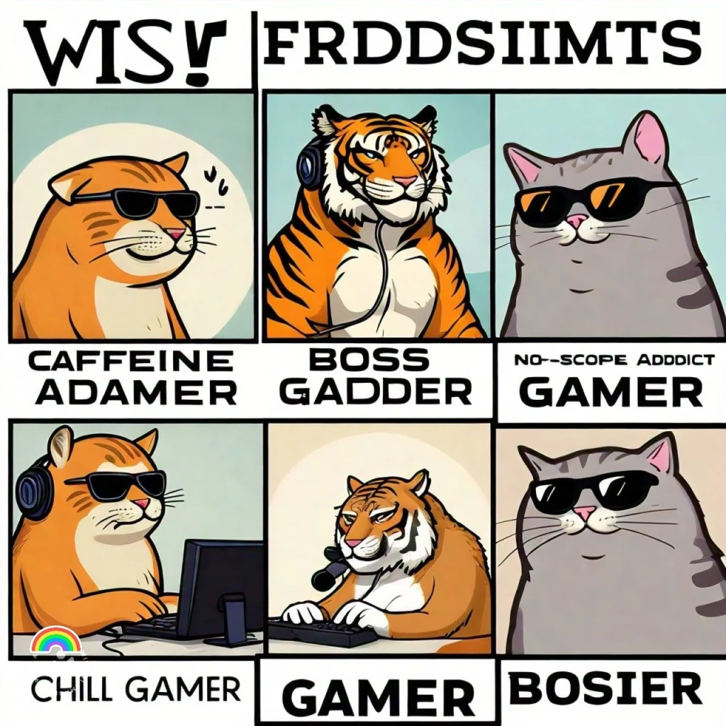 Funny Gamer Names derived from Animal