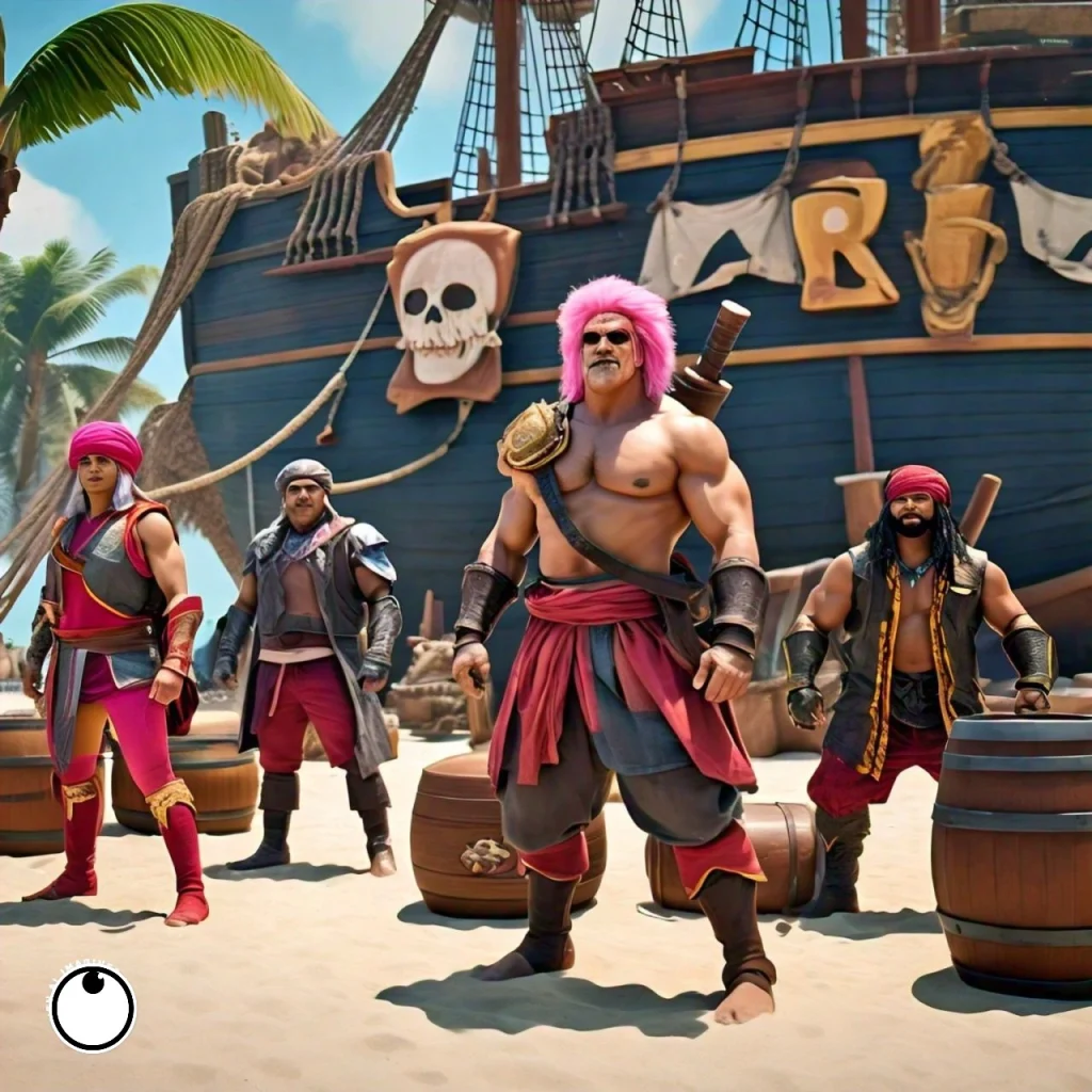 Pirate-Themed Funny Warrior Names