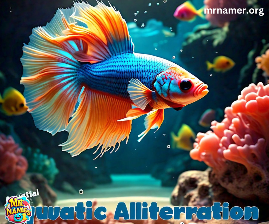 Aquatic Alliteration  Rhymes Funny Betta Fish Names with Wordplay