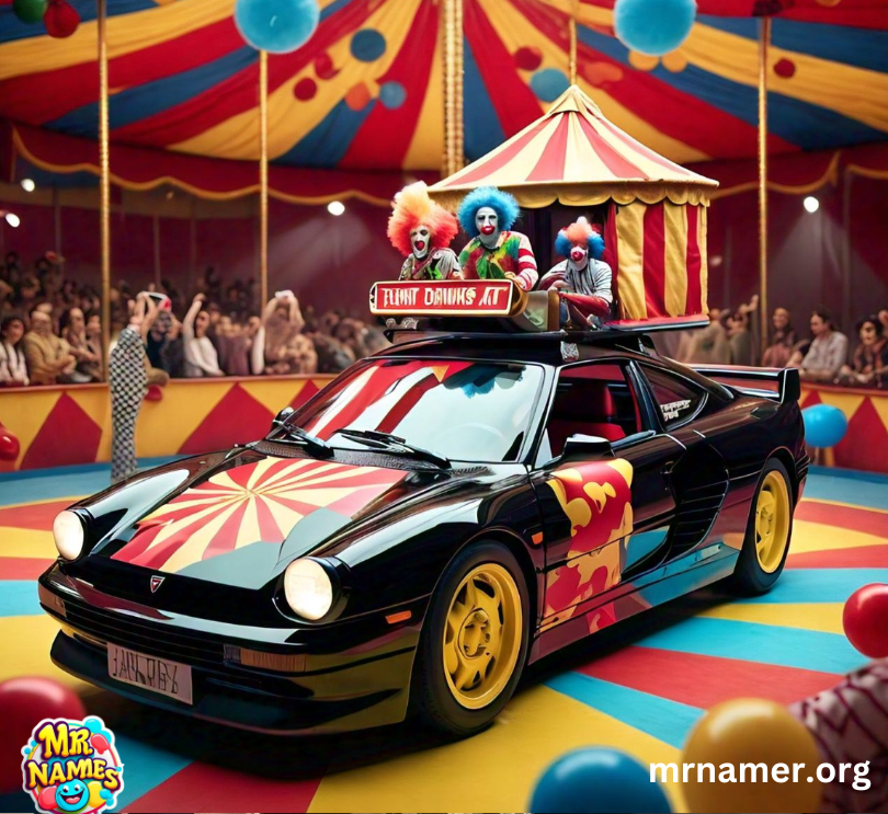 Circus Themed Funny Black Car Names