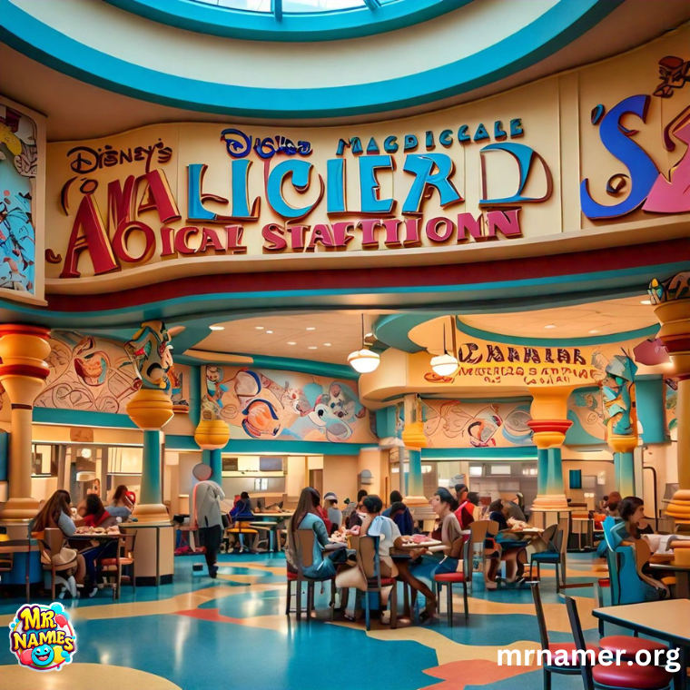 Disney-Themed Funny Cafeteria Names