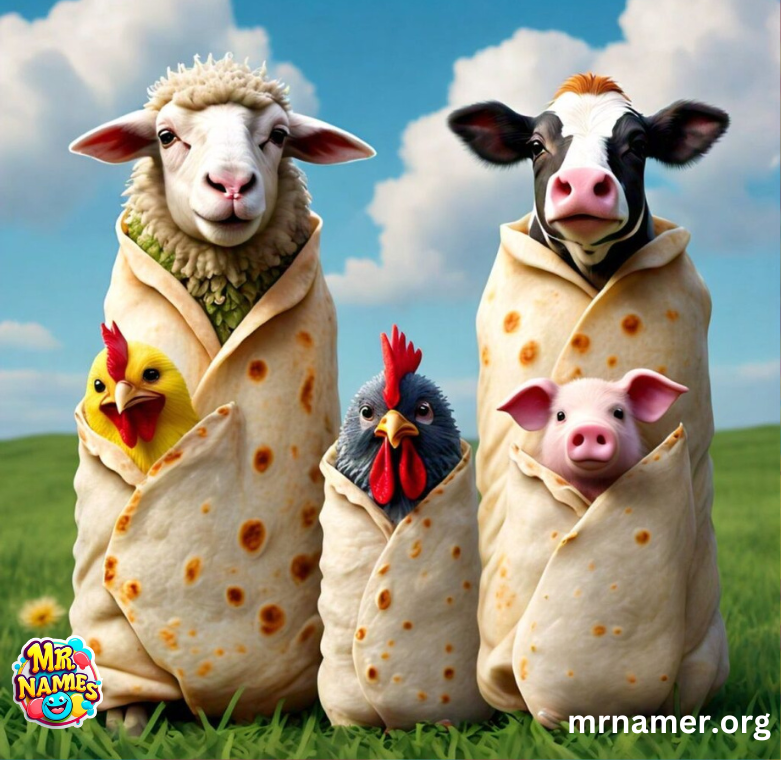 Farm-Animal-Funny-Burrito-Names