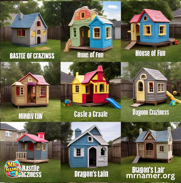 Funny Backyard Names for Play Houses