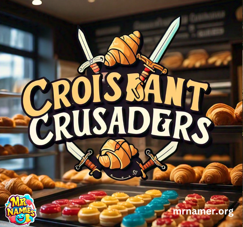 Funny Bakery Names for Croissant Crusaders