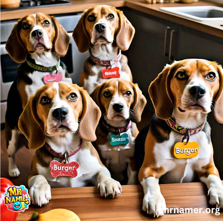 Funny Beagle Names Inspired by Food