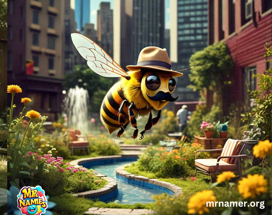 Funny Bee Names: City Slicker Escape & Urban Life (Inspired by Urban Gardening, Outdoor Living, Backyard Beekeeping)