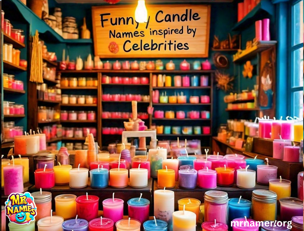 Funny Candle Names Inspired by Celebrities