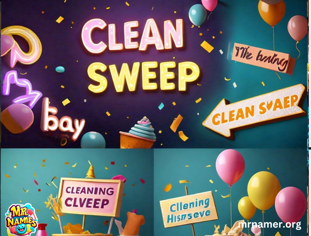 Funny Cleaning Business Names Inspired by Parties