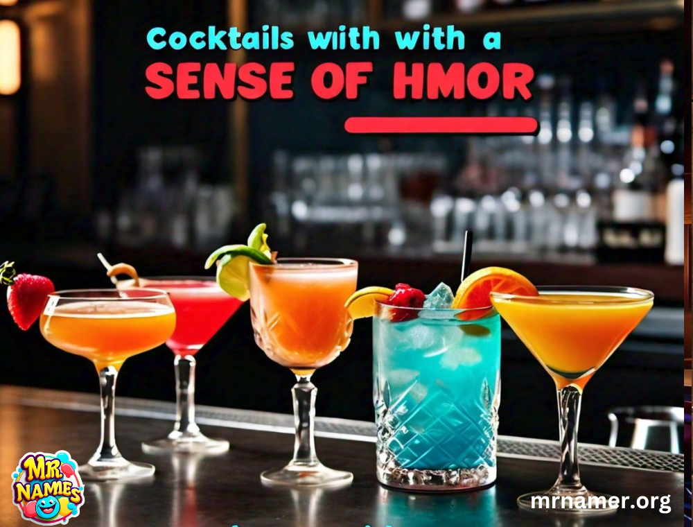 Funny Cocktail Names with Puns