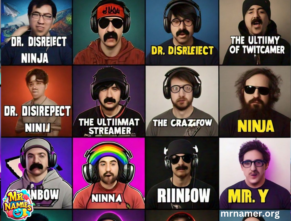 Funny Twitch Names for Entertainers