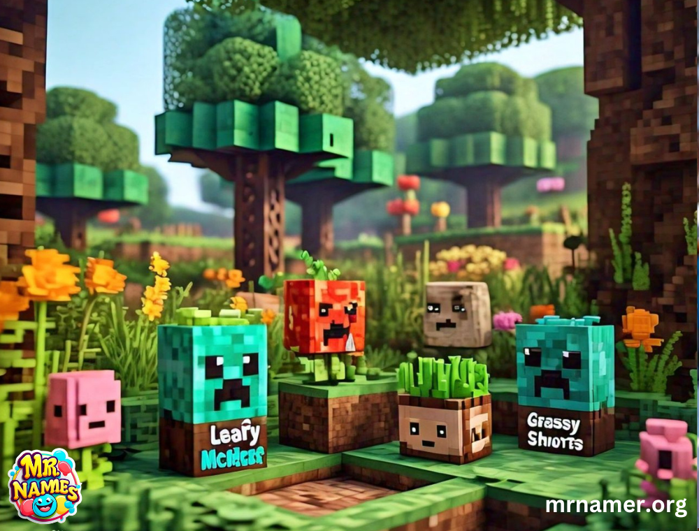 Garden Inspired Funny Minecraft Names