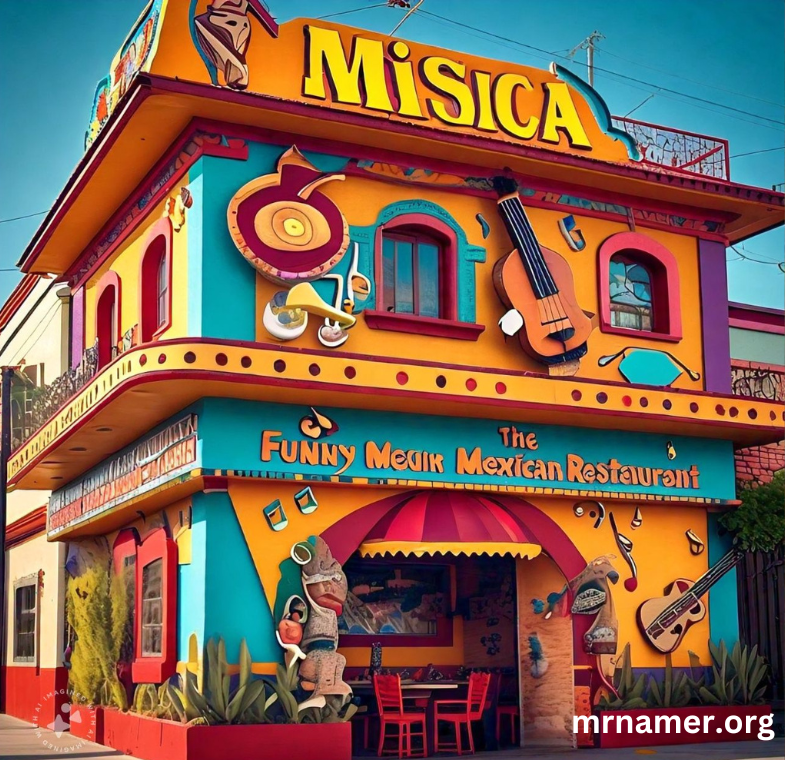 Música & Cine themed Funny Mexican Restaurant Names