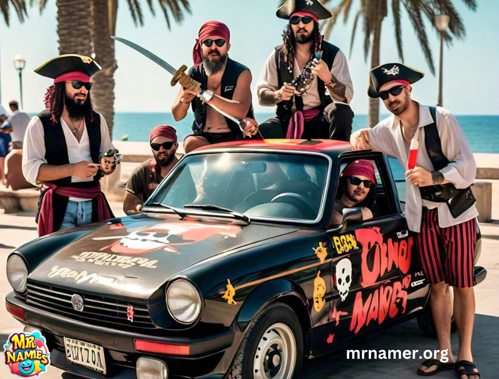 Pirate Themed Funny Black Car Names