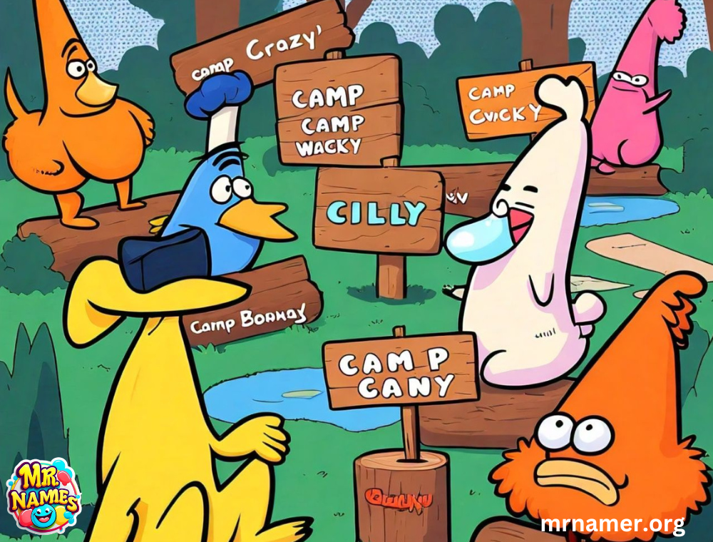 Pop Art: Funny Camp Names 