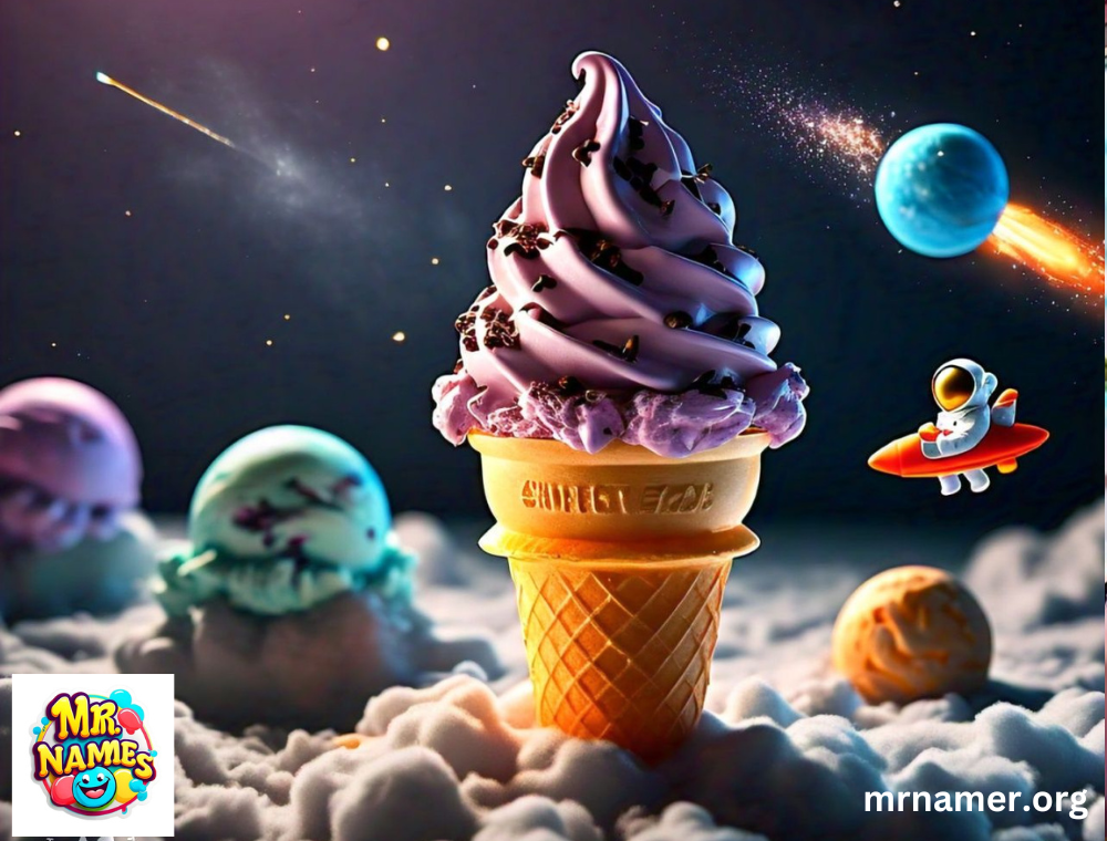 Space Driven Funny Ice Cream Names