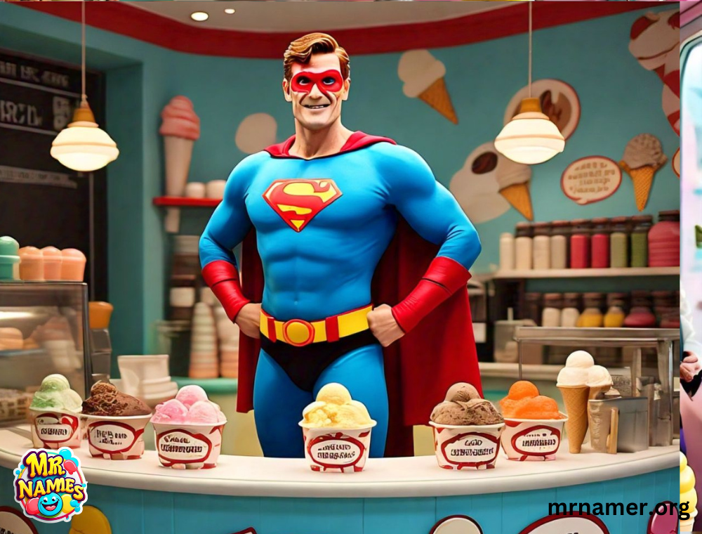 Superhero Inspired Funny Ice Cream Names The Heroic Scoops