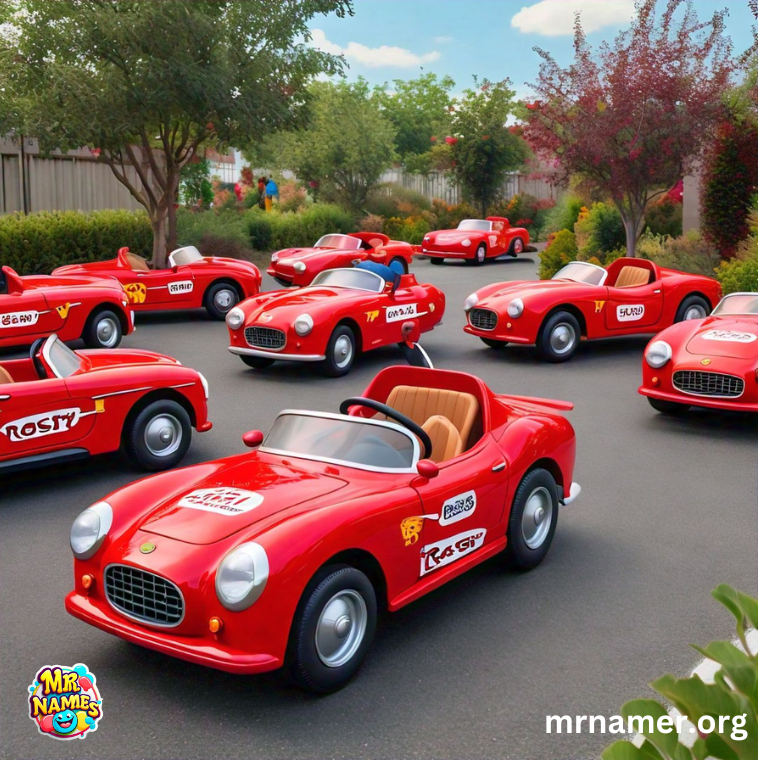 Top Funny Red Car Names for Kids