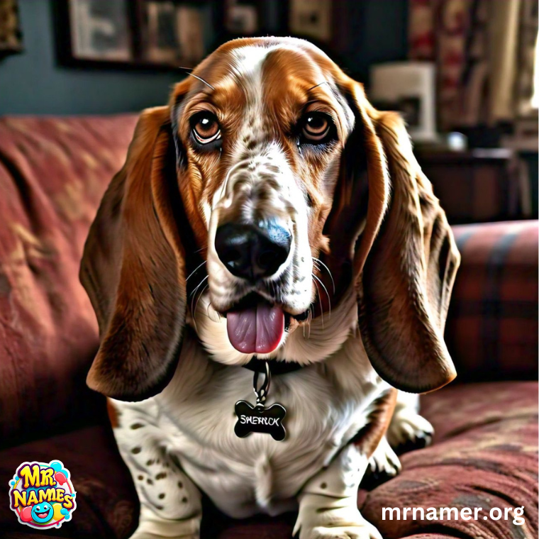 Basset Hound Funny Names Based on Popular Books