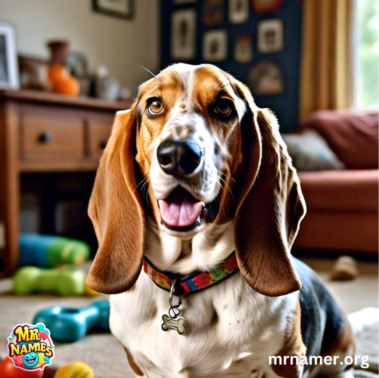 Basset Hound Funny Names Inspired by Famous Characters