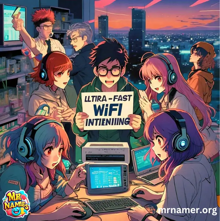 Best Funny Anime WiFi Names for Fast Internet