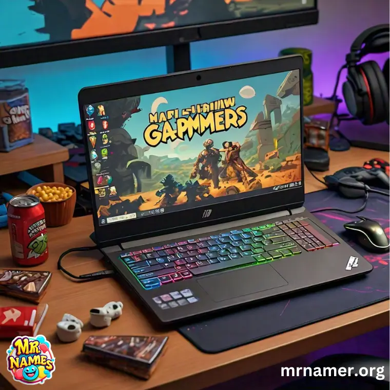 Best Funny Laptop Names for Gamers