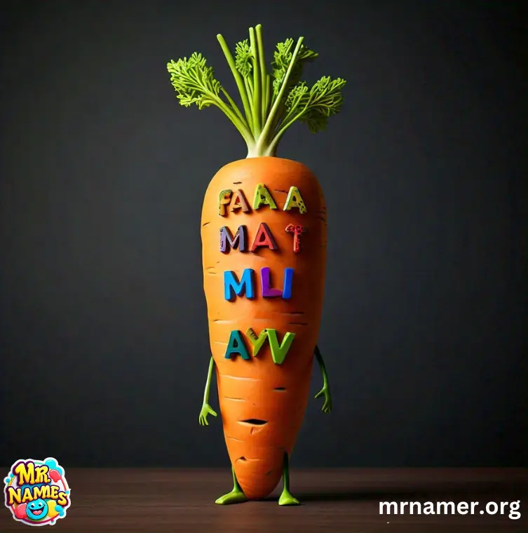 Funny Carrot Names