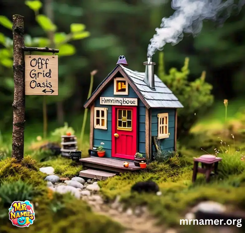 Funny Tiny House Names for Off-Grid Living