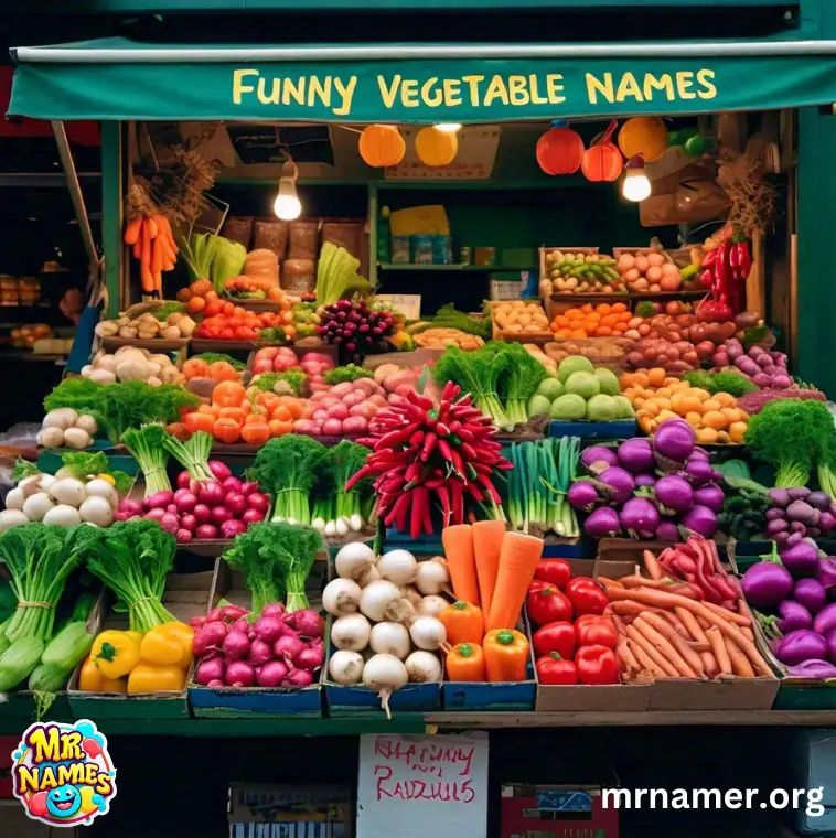 Funny Vegetable Names for Health Enthusiasts