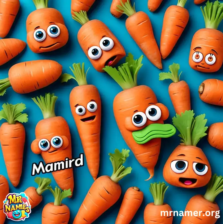 Social Media Trends Featuring Funny Carrot Names