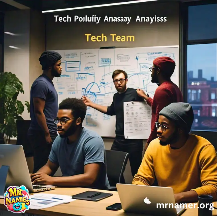 Tech Policy Analysts' Tech Team Names