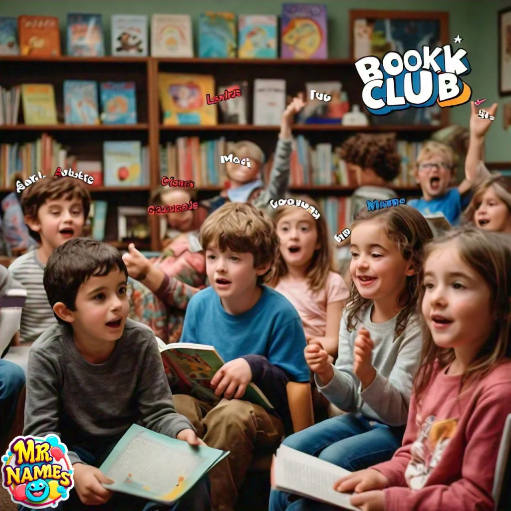 Unique and Funny Book Club Names for Kids