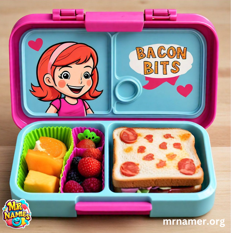 Funny Bacon Names for Kids' Lunchboxes