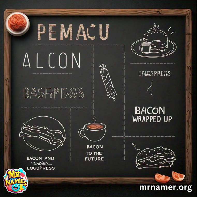 Funny Bacon Names for Restaurant Menus