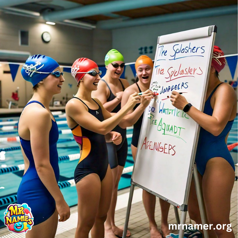 Funny Workout Group Names for Swimming Teams