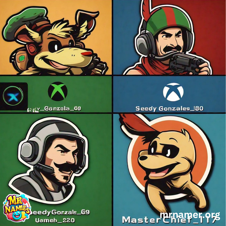 Funny Xbox Gamertags for Multiplayer Games